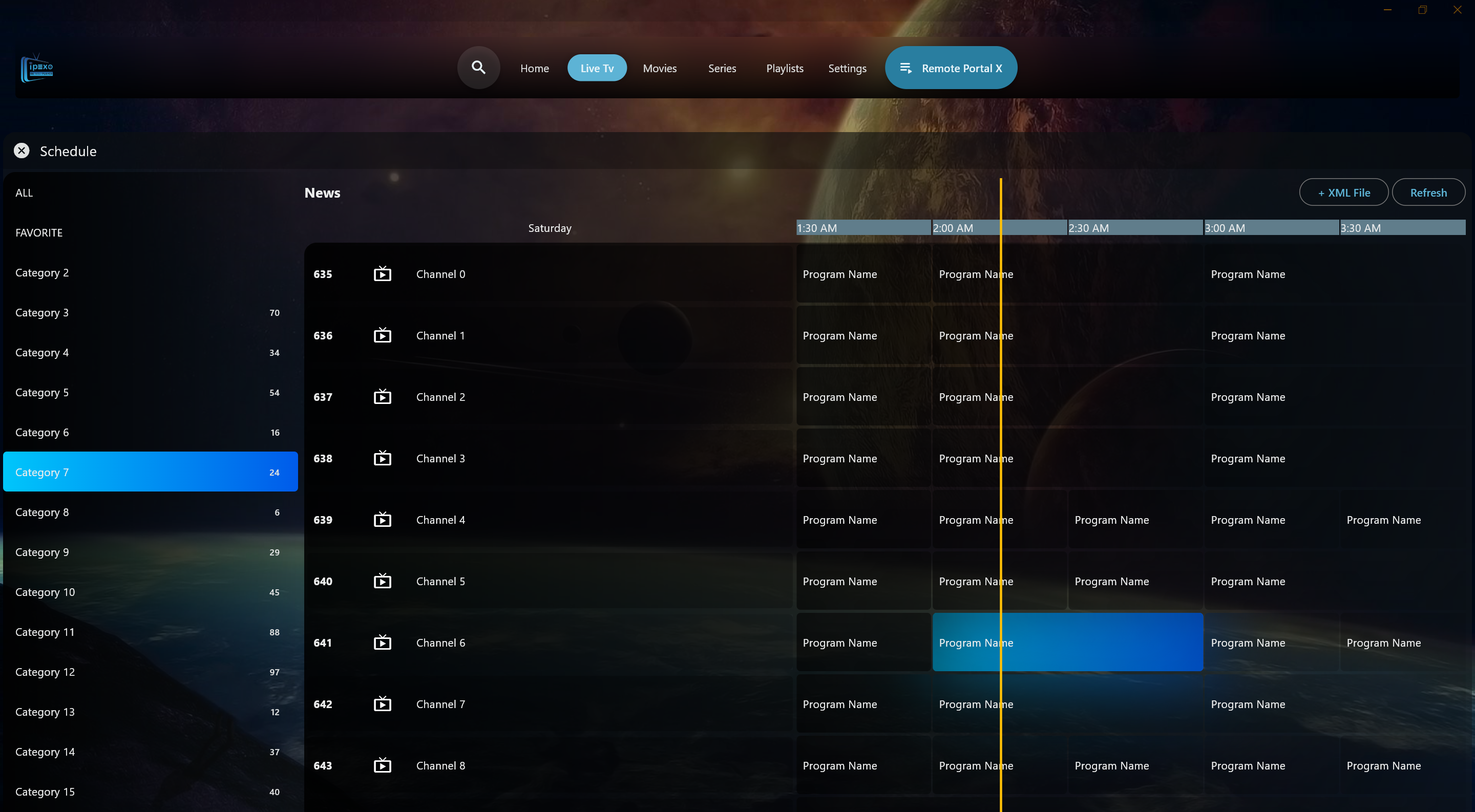 Live Tv Channels List